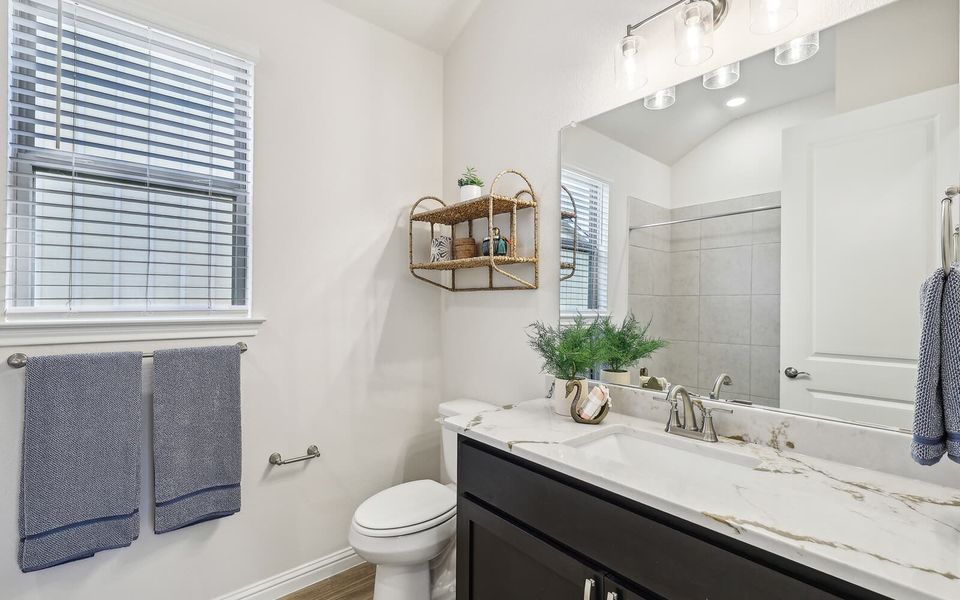 Representative furnished interior of a home built from the Reed by Brookfield Residential in Traditional at Kissing Tree, San Marcos (Image 8). Representative furnished interior of a home built from the Reed by Brookfield Residential in Traditional at Kissing Tree, San Marcos (Image 8).