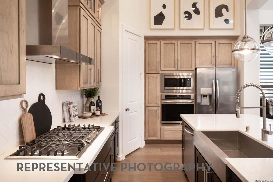 Furnished interior view inside a new home in The Ranches at Creekside, Boerne (Image 22).