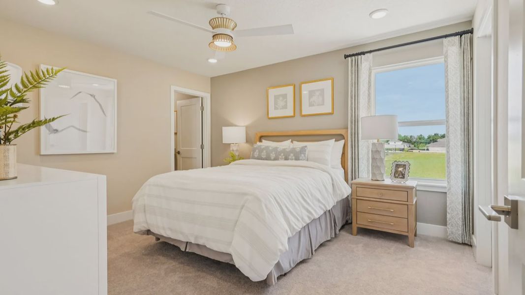 Furnished interior view inside a new home in Ardisia Park, New Smyrna Beach (Image 49).