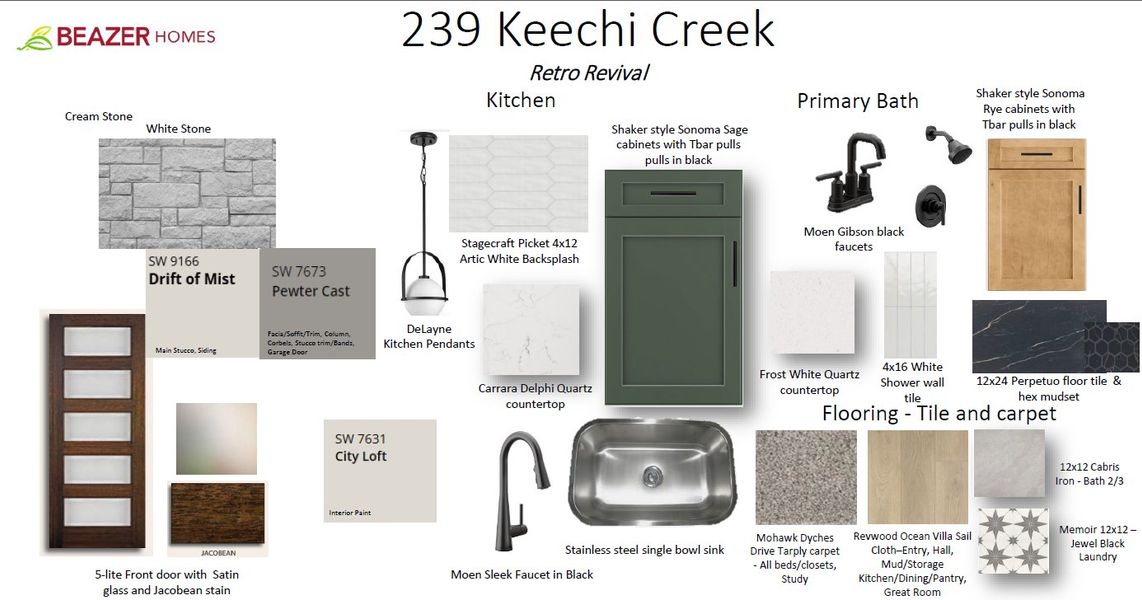 Sample of building materials used in homes in Flat Creek, Castroville (Image 3). Sample of building materials used in homes in Flat Creek, Castroville (Image 3).
