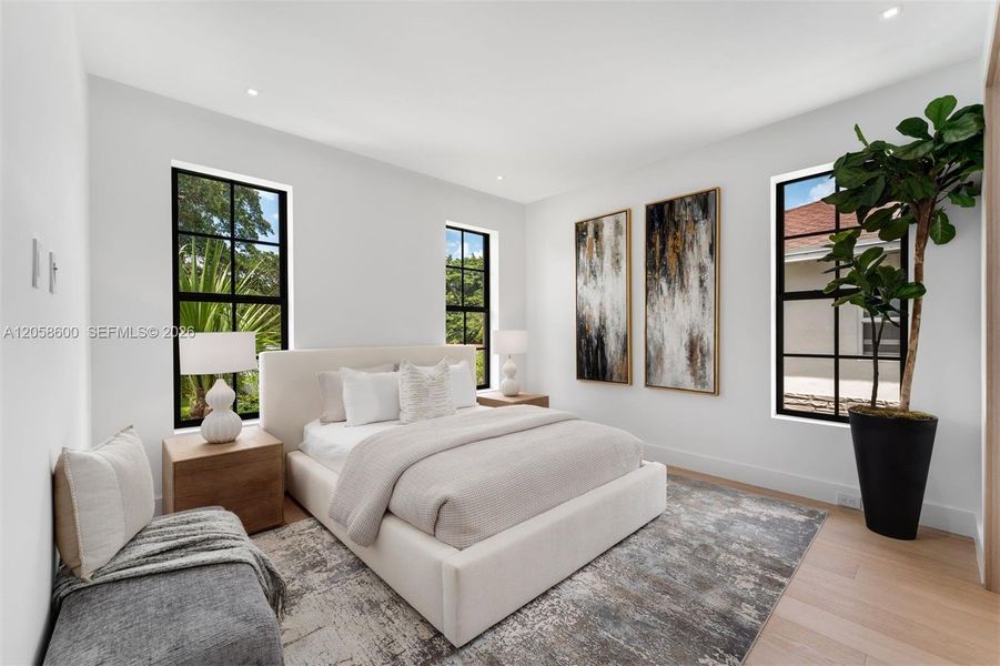 Furnished interior view inside a new home in , Miami (Image 5).