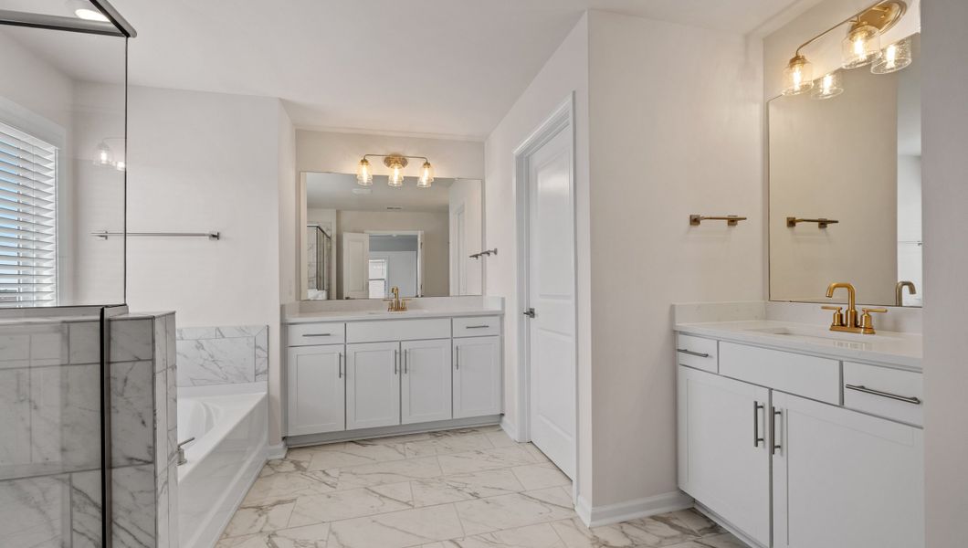 Furnished interior view inside a new home in Campbell Ridge, Piedmont (Image 12). Furnished interior view inside a new home in Campbell Ridge, Piedmont (Image 12).