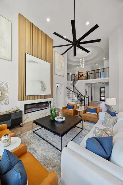 Representative furnished interior of a home built from the The Cameron by Westin Homes in Flora - 60', Hutto (Image 6).