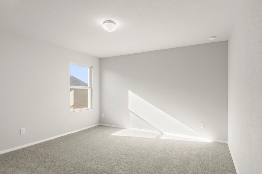 Spacious, unfurnished interior of a new home in Oaks at San Gabriel, Georgetown (Image 29).