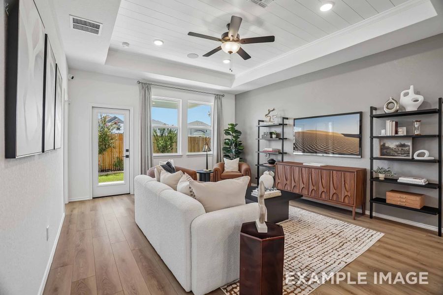 Representative furnished interior of a home built from the The Pinecrest A by Davidson Homes LLC in Fairway Crossing, Converse (Image 7).