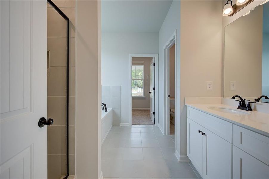 Furnished interior view inside a new home in Northcroft, Loganville (Image 11).