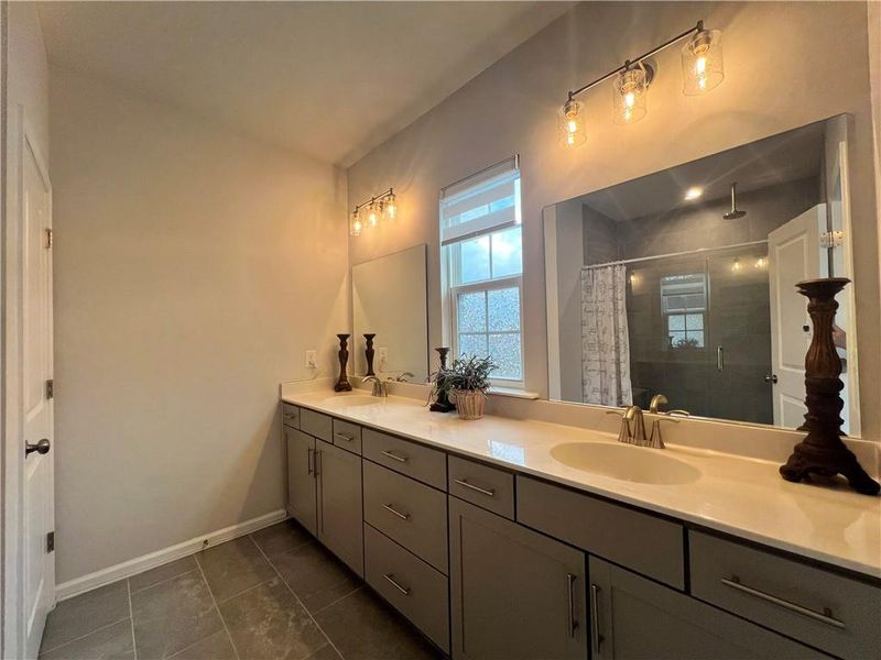 Furnished interior view inside a new home in , Buford (Image 9).
