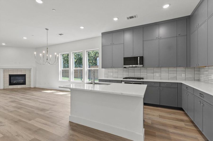 Furnished interior view inside a new home in , Lake Dallas (Image 4). Furnished interior view inside a new home in , Lake Dallas (Image 4).