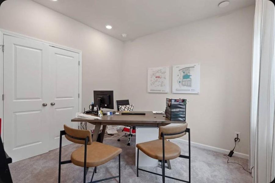 Furnished interior view inside a new home in Dreycott, Lawrenceville (Image 12). Furnished interior view inside a new home in Dreycott, Lawrenceville (Image 12).