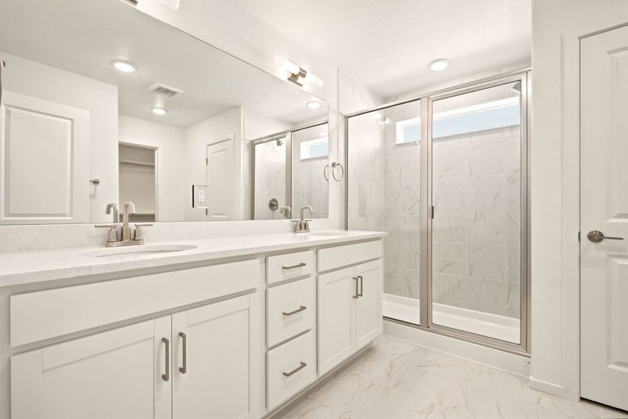 Furnished interior view inside a new home in Cordovan, Firestone (Image 4).