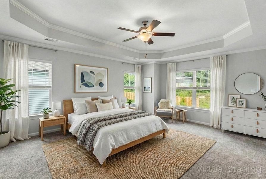 Furnished interior view inside a new home in Forrest Bluff, North Augusta (Image 8).