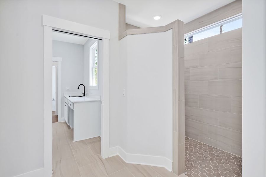 Jonesport, Master Bathroom to laundry Jonesport, Master Bathroom to laundry