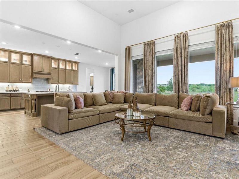 Furnished interior view inside a new home in Gean Estates, Keller (Image 30).
