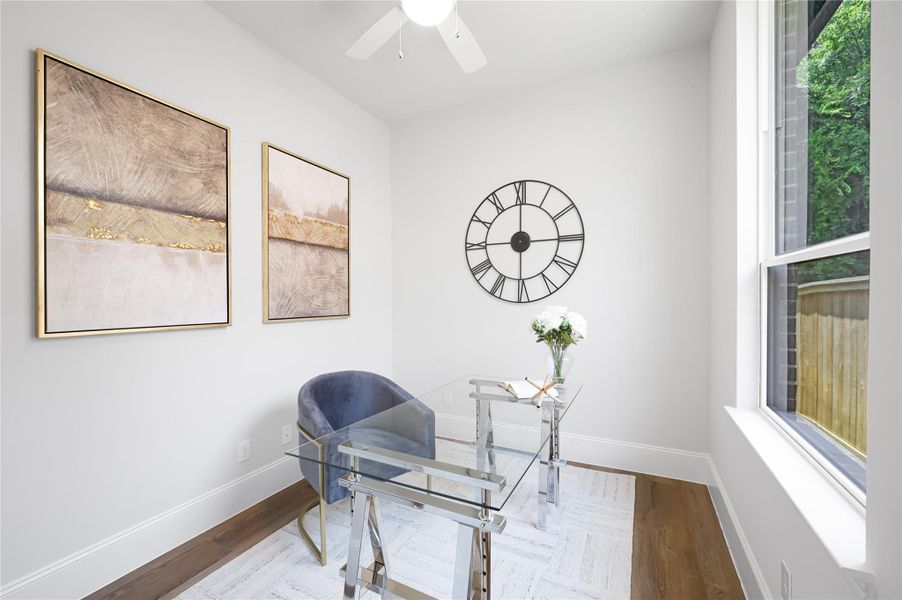 Furnished interior view inside a new home in Bentwater, Montgomery (Image 26). Furnished interior view inside a new home in Bentwater, Montgomery (Image 26).