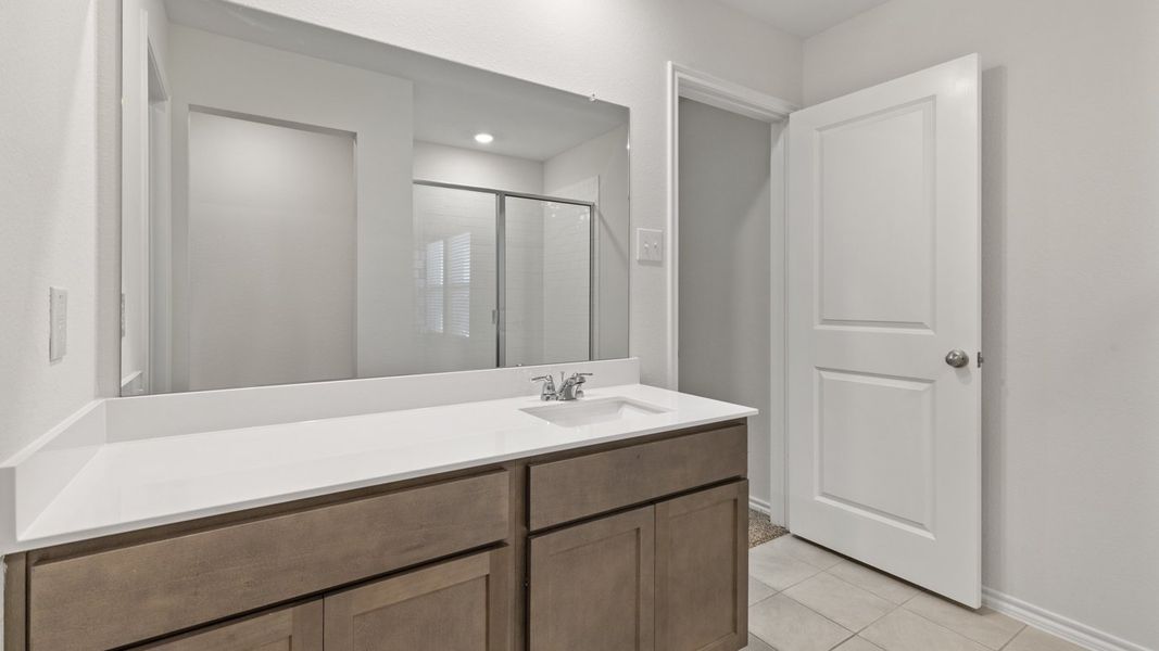 Furnished interior view inside a new home in Stonewyck Farms, Ennis (Image 5).