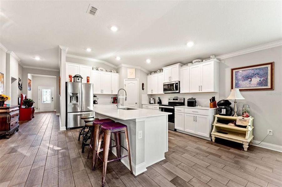 Furnished interior view inside a new home in Sawmill Branch, Palm Coast (Image 11).