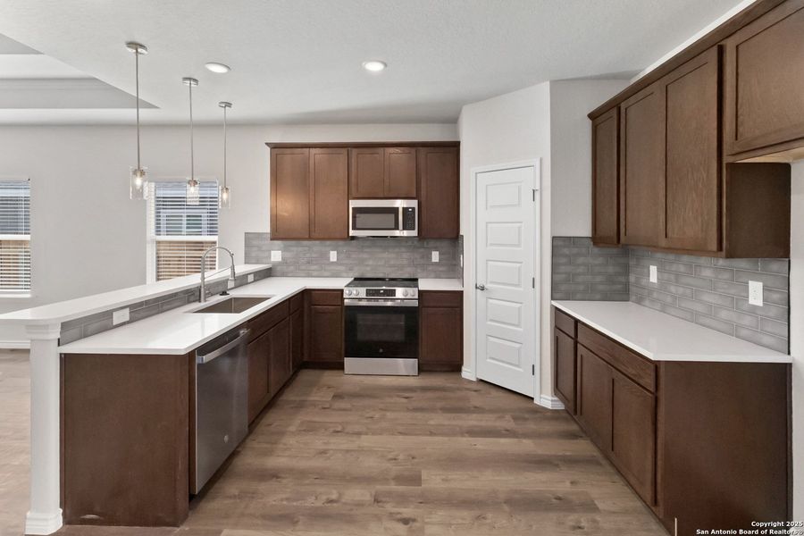 Furnished interior view inside a new home in , Beeville (Image 8). Furnished interior view inside a new home in , Beeville (Image 8).