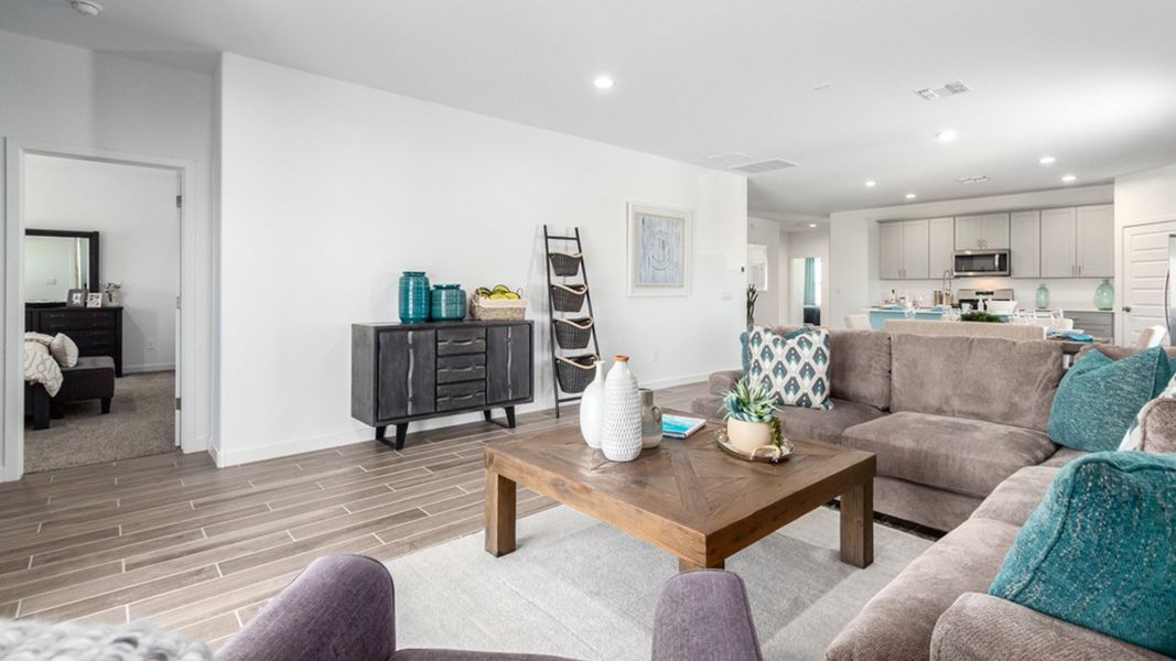 Furnished interior view inside a new home in Saguaro Bloom, Marana (Image 5).