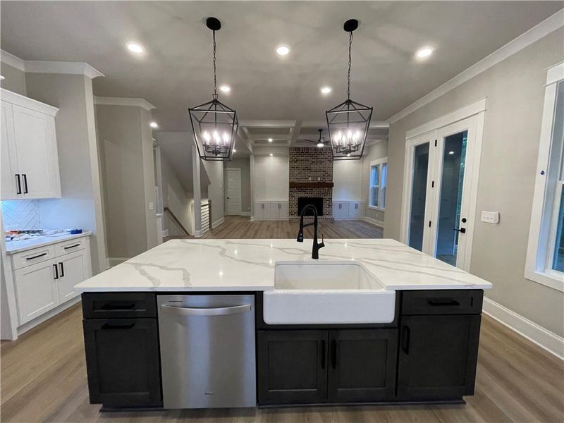 Furnished interior view inside a new home in , Pendergrass (Image 8).