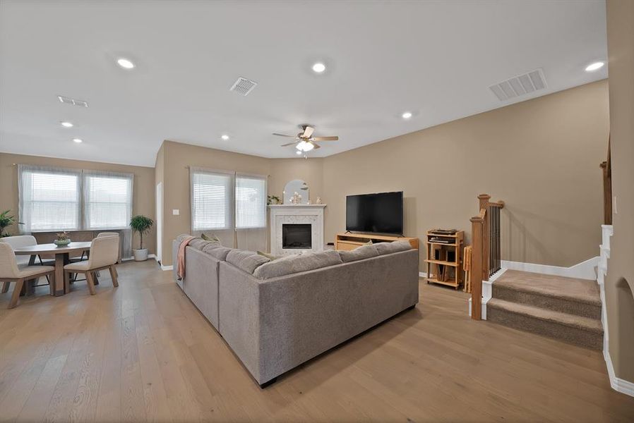 Furnished interior view inside a new home in , Princeton (Image 9).