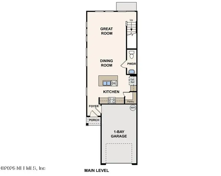 2D floor plan layout of this home in , Jacksonville, FL (Image 5).