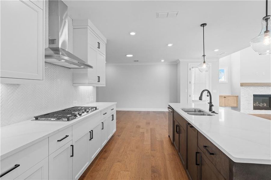 Furnished interior view inside a new home in Promenade at Sawnee Village, Cumming (Image 18).