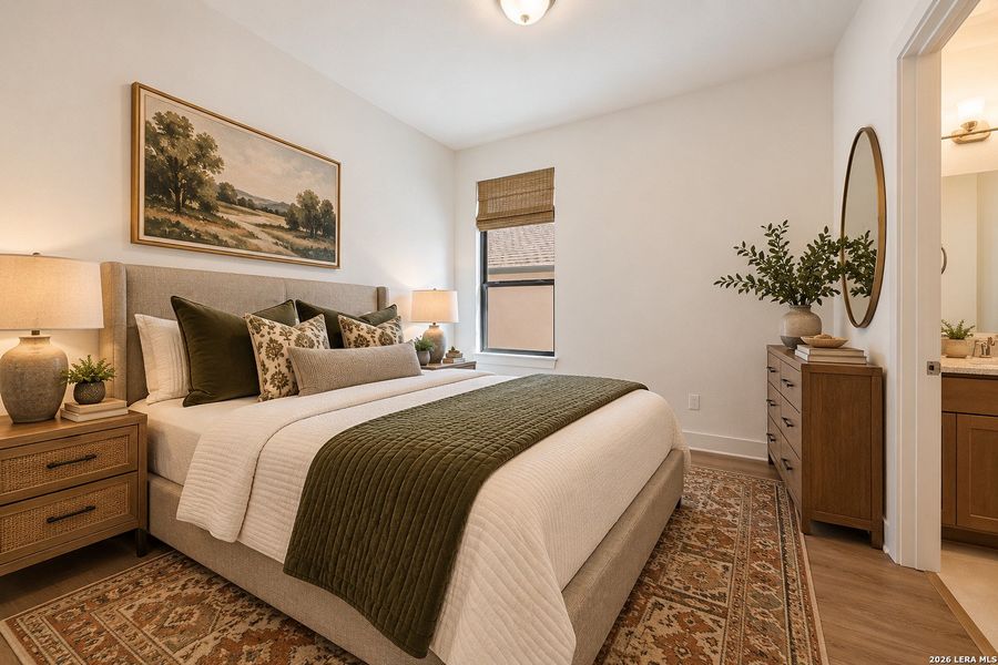 Furnished interior view inside a new home in , San Antonio (Image 8).