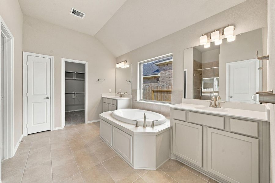 Furnished interior view inside a new home in The Trails, New Caney (Image 8). Furnished interior view inside a new home in The Trails, New Caney (Image 8).