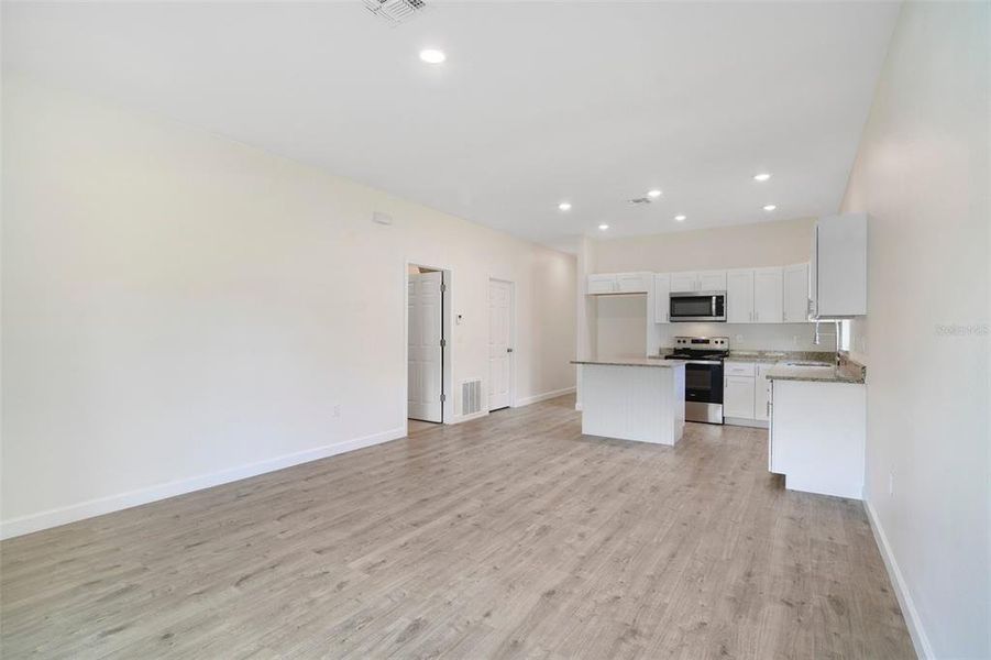 LIVING AREA/KITCHEN.