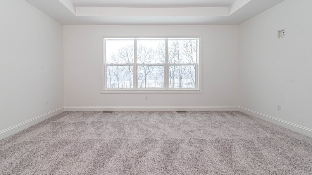 Representative unfurnished interior of a home built from the The Briarhaven III Side Entry by Norfolk Homes in Fosdick Glen of Saline, Saline (Image 39).