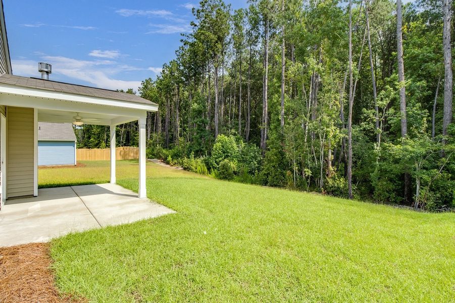 Exterior details and patio area of a home in Ellington, Elgin (Image 21).