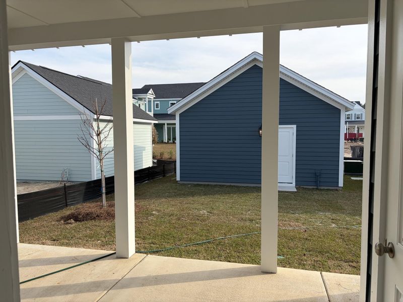 Exterior details and patio area of a home in , Summerville (Image 2). Exterior details and patio area of a home in , Summerville (Image 2).