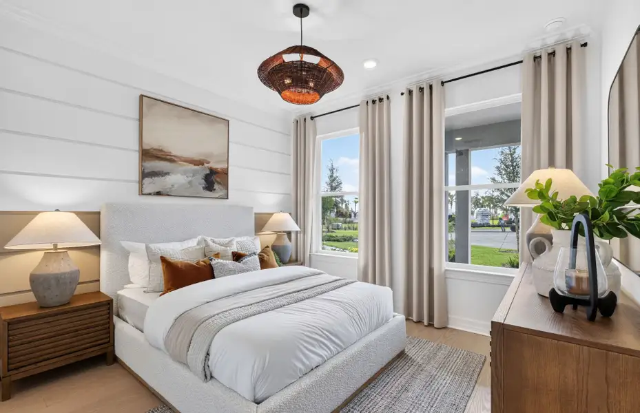Furnished interior view inside a new home in Del Webb Oasis, Winter Garden (Image 3).