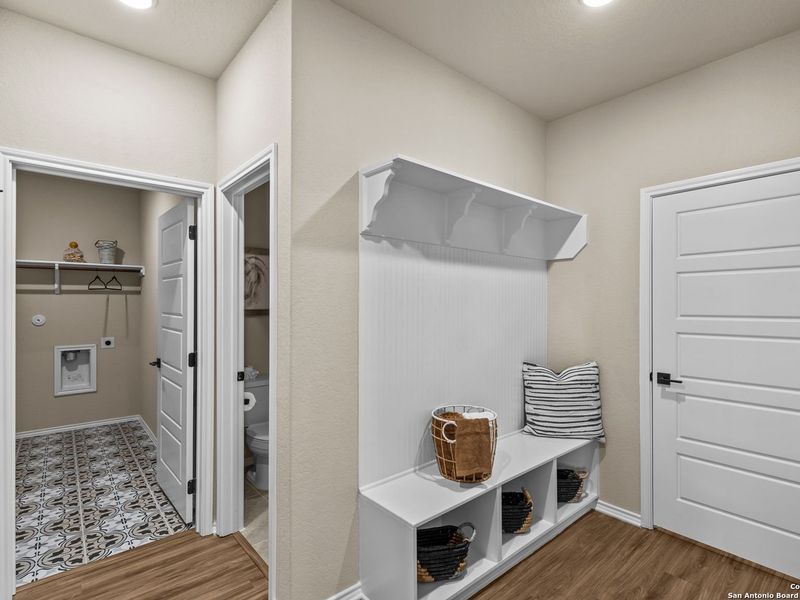 Furnished interior view inside a new home in Bricewood, San Antonio (Image 25).