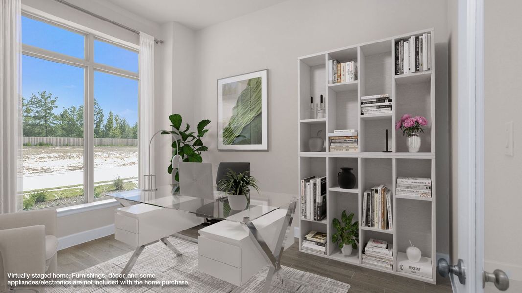 Furnished interior view inside a new home in Colton 55', Montgomery (Image 7).