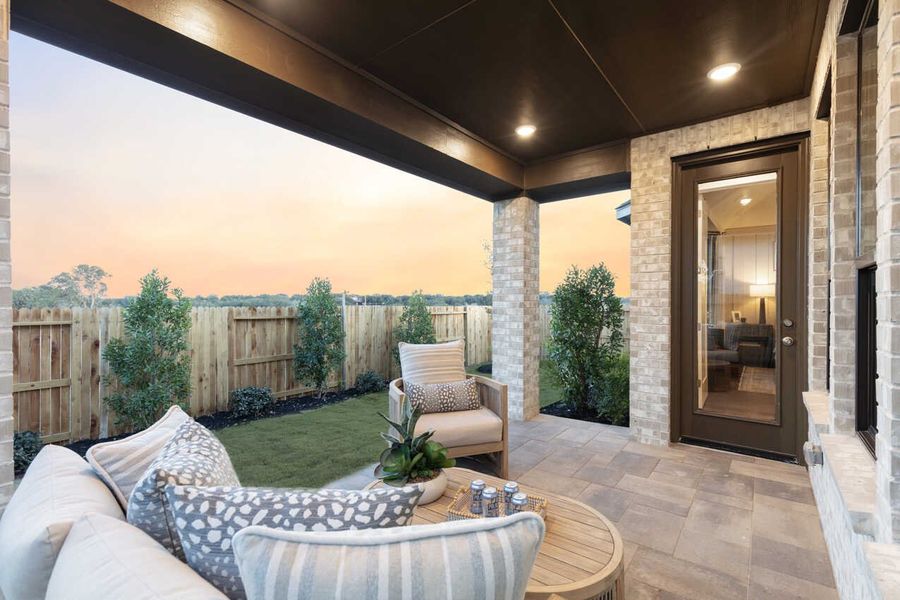 Representative Patio - some options shown