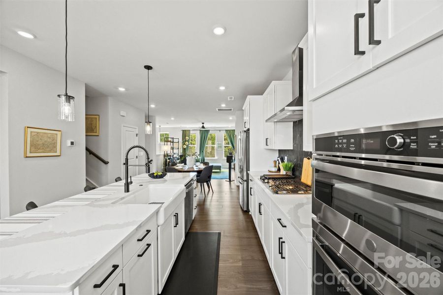 Furnished interior view inside a new home in Parkside Commons, Davidson (Image 12).