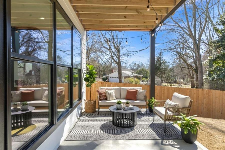 Exterior details and patio area of a home in , Hoschton (Image 35). Exterior details and patio area of a home in , Hoschton (Image 35).