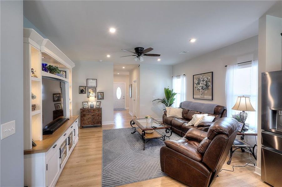 Furnished interior view inside a new home in , Hoschton (Image 6).