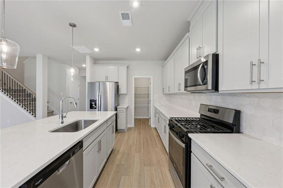 Furnished interior view inside a new home in Westmont Preserve, Powder Springs (Image 17).