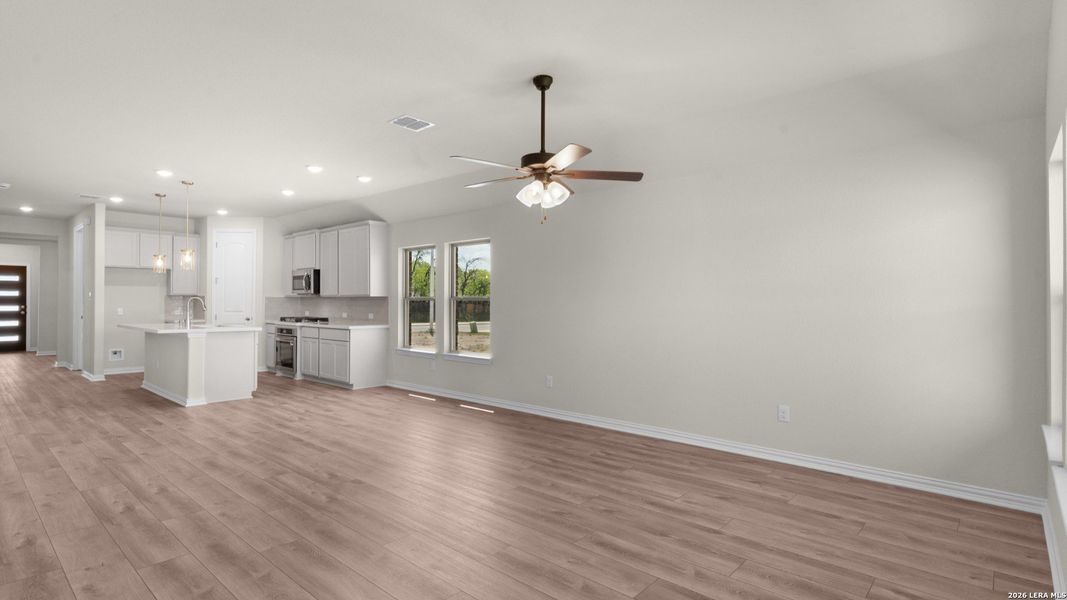 Spacious, unfurnished interior of a new home in Prairie Green, Converse (Image 13). Spacious, unfurnished interior of a new home in Prairie Green, Converse (Image 13).