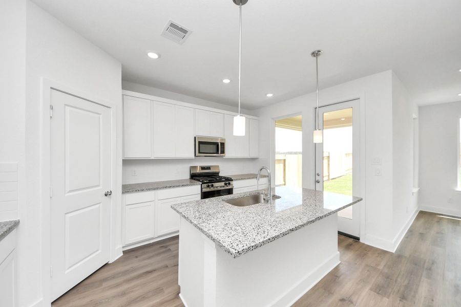 Furnished interior view inside a new home in The Canopies, Splendora (Image 8). Furnished interior view inside a new home in The Canopies, Splendora (Image 8).