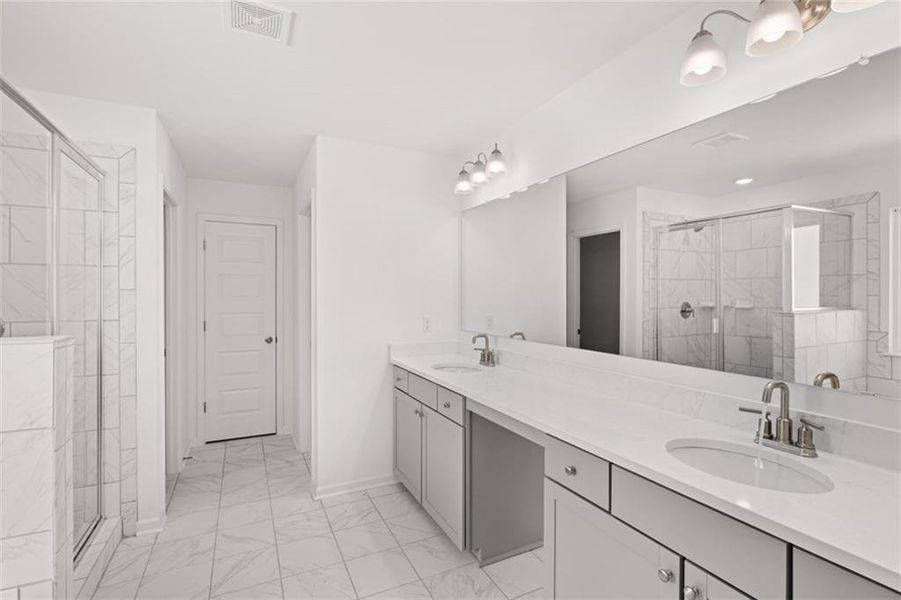 Furnished interior view inside a new home in The Gates at Pates Creek, Hampton (Image 25).
