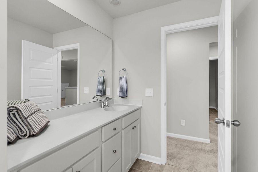 Furnished interior view inside a new home in Limehouse Village: Arbor Series, Summerville (Image 14).