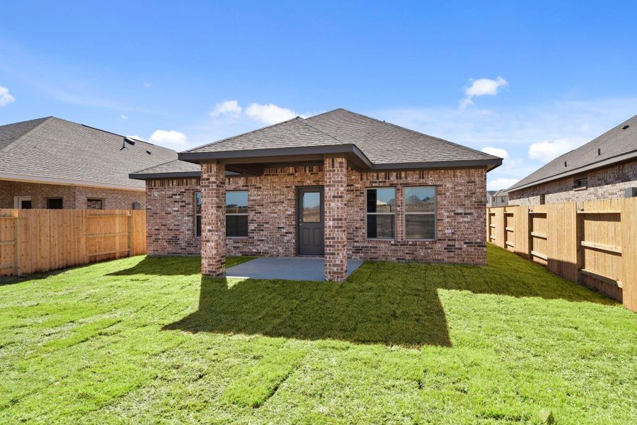 Exterior details and patio area of a home in Cypress Green, Hockley (Image 23).