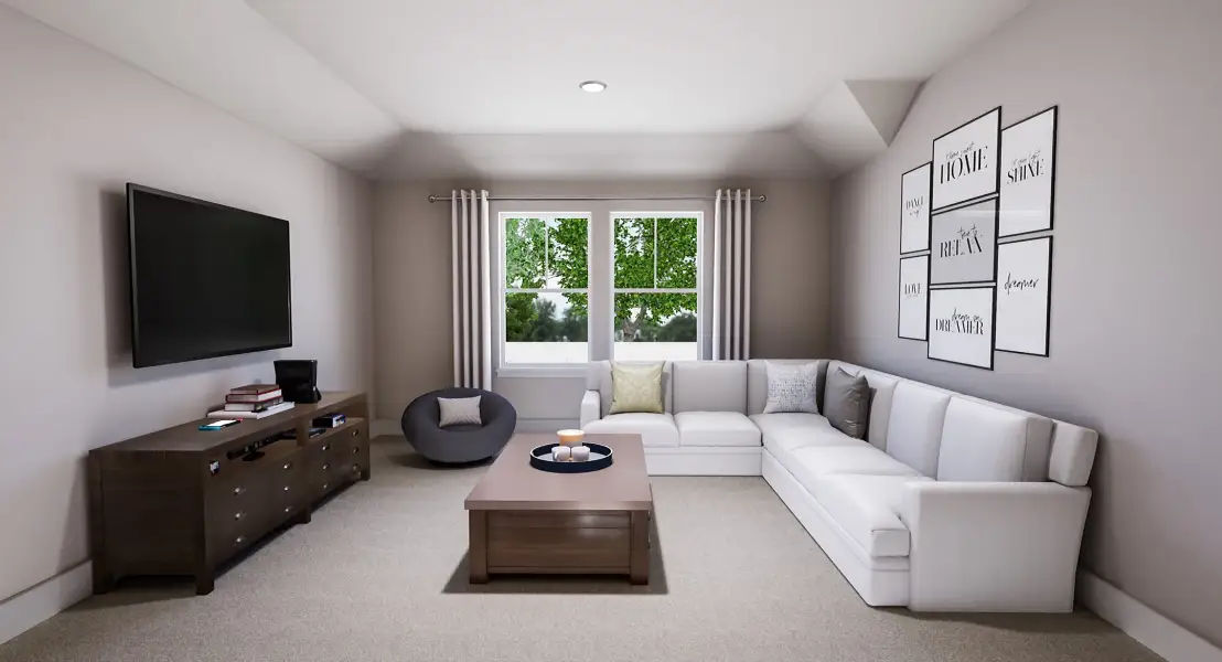 Furnished interior view inside a new home in Somerset Park, Rockwall (Image 11).