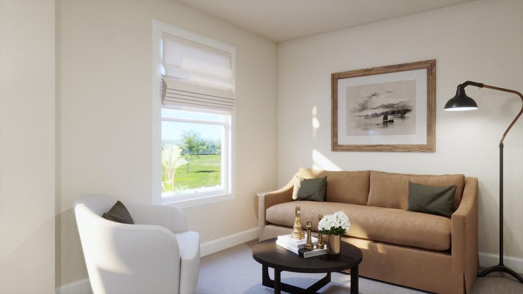 Primary Bedroom Sitting Room | Palmer | Trinity Gardens | New Homes in DeLand, FL by Landsea Homes Primary Bedroom Sitting Room | Palmer | Trinity Gardens | New Homes in DeLand, FL by Landsea Homes