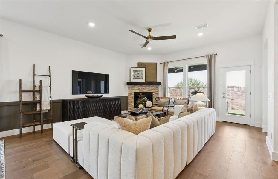 *Model Representation - Spacious gathering room with large windows *Model Representation - Spacious gathering room with large windows