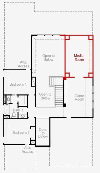2nd Floorplan - Representative Photo
