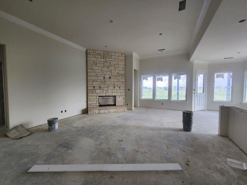 In-progress construction of a new home in Rocky Top, Krum, TX (Image 8).